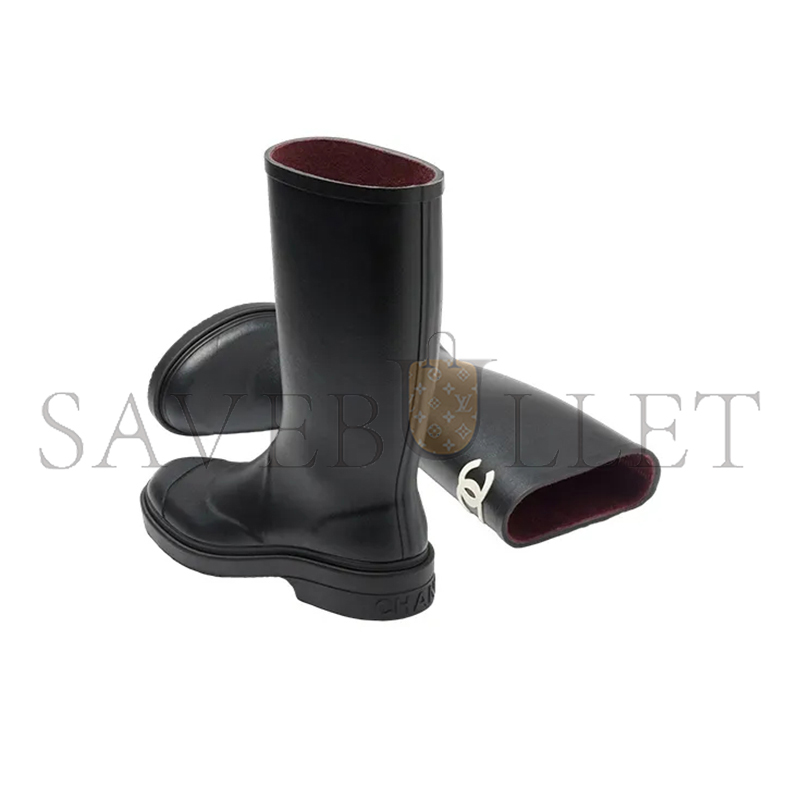 CHANEL CLASSIC CAOUTCHOUC RAINBOOTS G39620